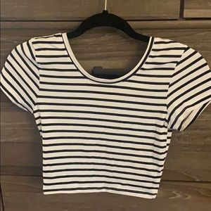 *NWOT* Striped Crop Top